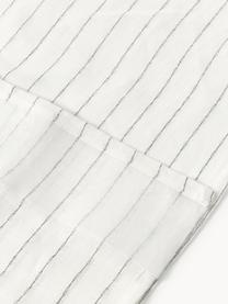 Poloprůhledné závěsy s multifunkční páskou Birch, 2 ks, 100 % len, Tlumeně bílá, Š 130 cm, D 260 cm