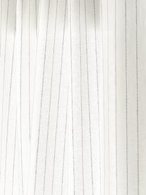 Rideaux semi-transparents avec ruflette multiple Birch, 2 pièces, 100 % pur lin, Blanc cassé, larg. 130 x prof. 260 cm