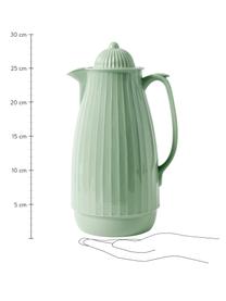 Caraffa sottovuoto Juggie, Esterno: materiale sintetico, Interno: vetro, Verde pastello, 1 l