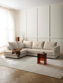 Ecksofa Tribeca, Bezug: 100 % Polyester Der hochw, Gestell: Massives Kiefernholz, FSC, Webstoff Beige, B 274 x T 192 cm, Eckteil rechts