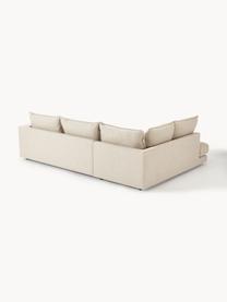 Ecksofa Tribeca, Bezug: 100 % Polyester Der hochw, Gestell: Massives Kiefernholz, FSC, Webstoff Beige, B 274 x T 192 cm, Eckteil rechts