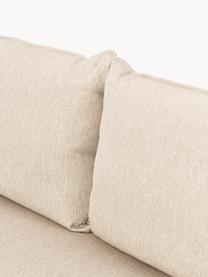 Ecksofa Tribeca, Bezug: 100 % Polyester Der hochw, Gestell: Massives Kiefernholz, Füße: Massives Buchenholz, lack, Webstoff Beige, B 274 x T 192 cm, Eckteil rechts