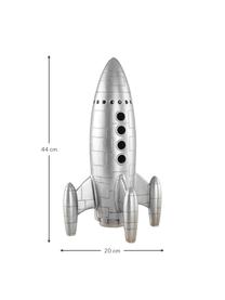 Figura decorativa Neptunus, Plástico, Plateado, An 20 x Al 44 cm