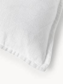 Poszewka na poduszkę z lnu Lanya, 100% len
Len z natury jest gęsty i ma charakterystyczne zagniecenia
Wysoka wytrzymałość lnu na rozdarcia sprawia, że tkanina jest trwała i odporna na ścieranie, Biały, S 40 x D 40 cm