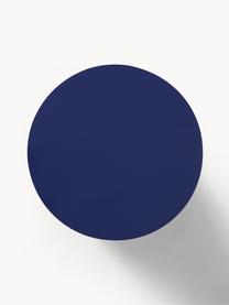 Table d'appoint ronde Illy, MDF, laqué, Bleu foncé, Ø 35 x haut. 50 cm