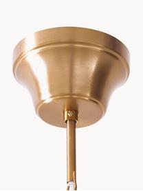 Lampa wisząca z metalu w stylu boho Hermine, Odcienie złotego, Ø 35 x W 28 cm