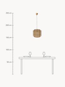 Lampada a sospensione in metallo Hermine, Paralume: ottone, Baldacchino: ottone, Dorato, Ø 35 x Alt. 28 cm