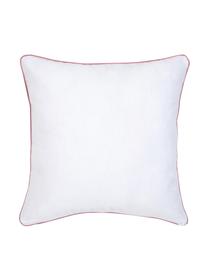 Housse de coussin 40x40 design Sketchy von Kera Till, Blanc, rouge