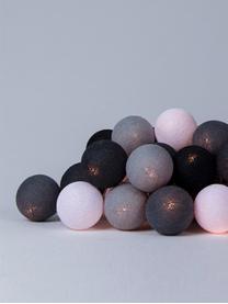 Ghirlanda  a LED Colorain, Nero, tonalità grigie, bianco, Lung. 264 cm