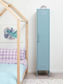 Petite armoire The Skinny, Acier, revêtement par poudre, Bleu ciel, larg. 35 x haut. 183 cm