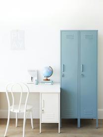 Petite armoire The Skinny, Acier, revêtement par poudre, Bleu ciel, larg. 35 x haut. 183 cm