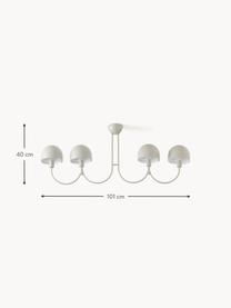 Plafondlamp Eva, Beige, B 101 x H 40 cm