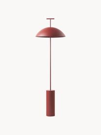 Malá stmívatelná stojací LED lampa Geen-A, Cihlově červená, V 132 cm