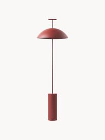 Petit lampadaire LED Geen-A, Rouge rouille, haut. 132 cm