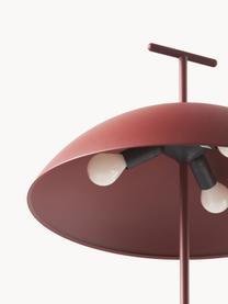 Petit lampadaire LED Geen-A, Rouge rouille, haut. 132 cm