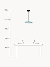 Dizajnové závesné LED svietidlo Asteria, v rôznych veľkostiach, Petrolejová, Ø 31 x V 14 cm