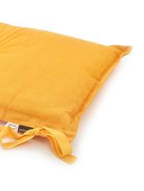 Coussin pour banc jaune Panama, Jaune