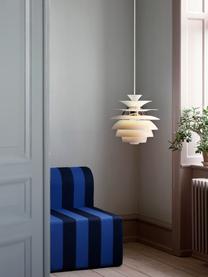 Hanglamp PH Snowball, Lampenkap: gecoat aluminium, Wit, Ø 40 x H 39 cm