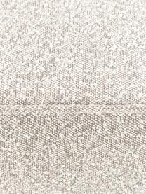 Méridienne modulable en tissu bouclé Lennon, Bouclé blanc cassé, larg. 150 x prof. 123 cm, dossier à droite