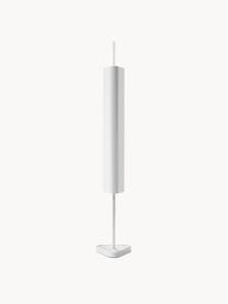 Lampada da tavolo a LED con luce regolabile Emi, Alluminio rivestito, Bianco, Larg. 20 x Alt. 114 cm