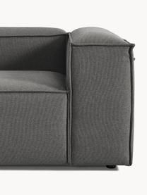 Modulaire XL chaise longue Lennon, Bekleding: 100% polyester De slijtva, Frame: massief grenenhout, multi, Poten: kunststof Dit product is , Geweven stof antraciet, B 357 x D 119 cm, armleuning links