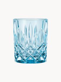 Kristall-Whiskygläser Noblesse, 2 Stück, Kristallglas, Hellblau, Ø 8 x H 10 cm, 300 ml