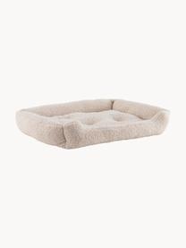 Cama para mascotas de borreguillo Kelsey, Tapizado: tejido bouclé (100% polié, Beige claro, An 58 x L 78 cm