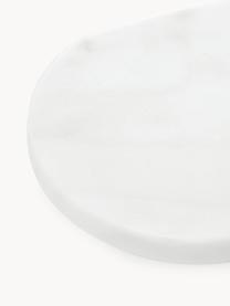Marmor-Untersetzer Jessi, 4er-Set, Marmor, Weiss, Dunkelgrün, marmoriert, B 10 x T 10 cm