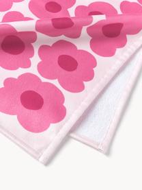 Strandtuch Abina mit Blumen-Muster, 45 % Baumwolle, 55 % Polyester

Das in diesem Produkt verwendete Material ist schadstoffgeprüft und zertifiziert nach STANDARD 100 by OEKO-TEX®, 2212298, CENTEXBEL., Pink, B 75 x L 160 cm