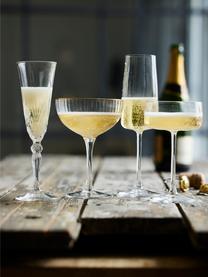 Coppa champagne in cristallo Ceros 4 pz, Cristallo, Trasparente, Ø 20 x Alt. 18 cm, 260 ml