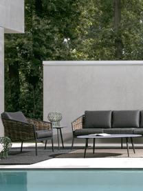 Set lounge para exterior Maribela, 3 pzas., Tapizado: 100% polipropileno, Estructura: aluminio con pintura en p, Gris antracita, beige, Set de diferentes tamaños