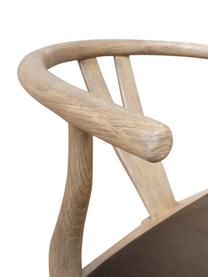Sedia in legno sungkai Malmo, Rivestimento: velluto, Struttura: legno Sungkai, solido, Marrone, Larg. 60 x Prof. 51 cm