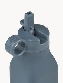 Bouteille d'eau Warren, Silicone, Gris-bleu, larg. 8 x haut. 19 cm, 350 ml