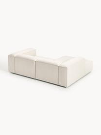 Modulares Ecksofa Lennon aus Leinen-Mix, Bezug: 50 % Viskose, 25 % Leinen, Gestell: Fichtenholz, Sperrholz, m, Füße: Kunststoff Dieses Produkt, Leinen-Mix Beige, B 238 x T 180 cm, Eckteil links