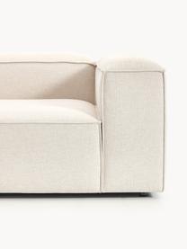 Modulares Ecksofa Lennon aus Leinen-Mix, Bezug: 50 % Viskose, 25 % Leinen, Gestell: Fichtenholz, Sperrholz, m, Leinen-Mix Beige, B 238 x T 180 cm, Eckteil links