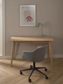 Úzký psací stůl z dubového dřeva Marte, Dubové dřevo, Š 120 cm, H 60 cm