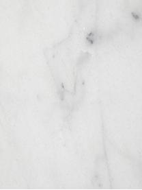 Mesa de mármol Mummi, Tablero: mármol, Blanco, negro, An 70 x Al 71 cm