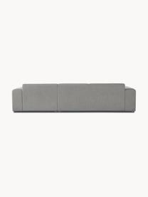 Ecksofa Melva (4-Sitzer), Bezug: 100% Polyester Der hochwe, Gestell: Massives Kiefernholz, Spa, Füße: Kunststoff Dieses Produkt, Webstoff Grau, B 319 x T 196 cm, Eckteil links