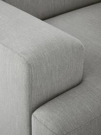 Canapé d'angle 4 places Melva, Tissu gris, larg. 319 x prof. 196 cm, méridienne à gauche