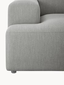 Ecksofa Melva (4-Sitzer), Bezug: 100% Polyester Der hochwe, Gestell: Massives Kiefernholz, Spa, Webstoff Grau, B 319 x T 196 cm, Eckteil links