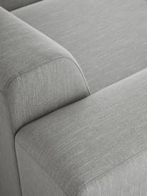 Ecksofa Melva (4-Sitzer), Bezug: 100% Polyester Der hochwe, Gestell: Massives Kiefernholz, Spa, Füße: Kunststoff Dieses Produkt, Webstoff Grau, B 319 x T 196 cm, Eckteil links