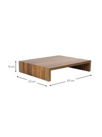 Table basse bois Sungkai Plateau, Bois de sungkai

Étant donné que des matériaux naturels sont en jeu, le produit peut différer des illustrations. Chaque pièce est unique !, Bois de sungkai, larg. 62 x prof. 53 cm