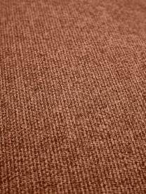 Modulo angolare Lennon, Rivestimento: 100% poliestere Con 115.0, Struttura: legno di pino massiccio, , Piedini: plastica, Tessuto color torrone, Larg. 119 x Prof. 119 cm, angolo a sinistra