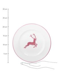 Ontbijtset Rosa Gourmet Deer, 4-delig, Keramiek, Roze, wit, Set met verschillende formaten