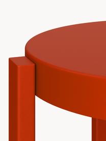 Tabouret en métal Doon, Acier, revêtement par poudre, Rouge, Ø 35 x haut. 45 cm