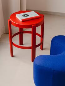 Stolička z kovu Doon, Ocel s práškovým nástřikem, Červená, Ø 35 cm, V 45 cm