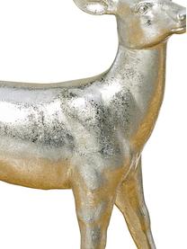 Figuras decorativas ciervos Tobin, 2 uds., Plástico, Dorado, An 16 x Al 22 cm