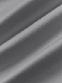 Katoensatijnen laken Comfort, Weeftechniek: satijn Draaddichtheid 250, Donkergrijs, B 240 x L 280 cm