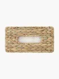 Pudełko na chusteczki z włókna naturalnego Cleana, Hiacynt wodny, Beżowy, S 27 x G 14 cm