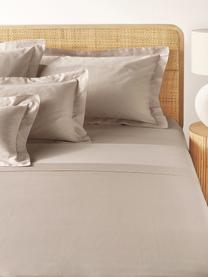 Sábana encimera de satén Premium, Beige, Cama 150/160 cm (240 x 280 cm)